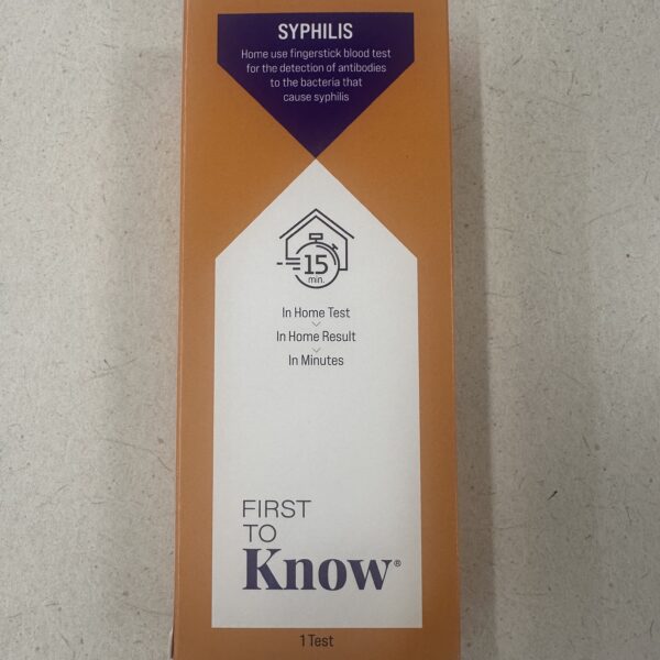 First to Know® Syphilis Test